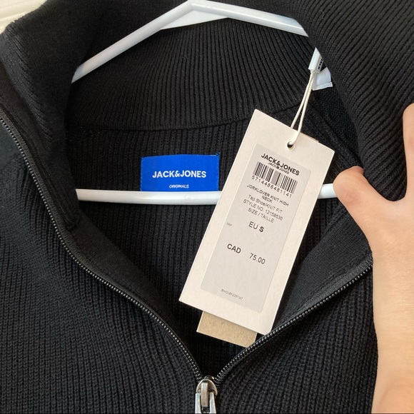 Jack & Jones Half Zip Sweater - Picture 2 of 4